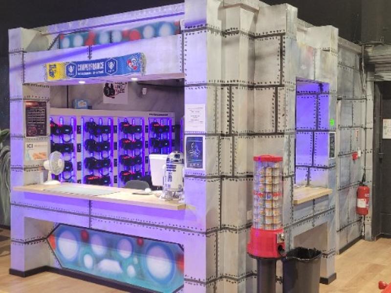 Stand laser game